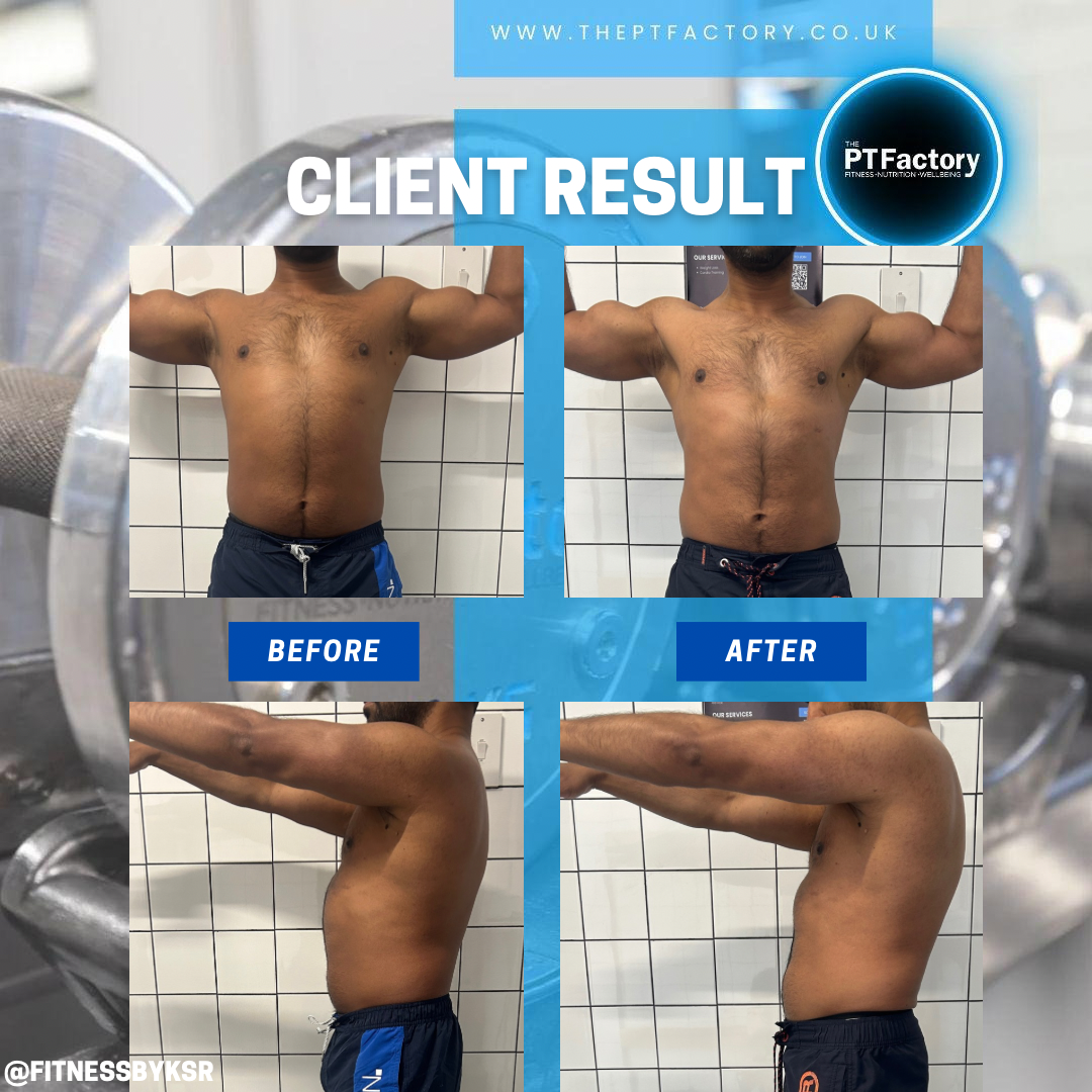 Mash before and after — transformation at FitnessbyKSR, Denton